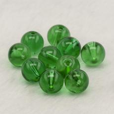 Glasp&auml;rla 10 mm, Gr&ouml;n (10 st)