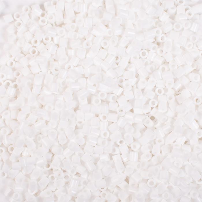 Rörpärlor midi 5 mm, Vit (6000 st)