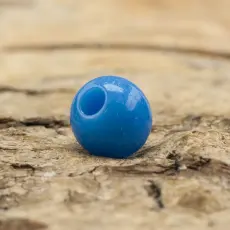 Rund akrylpärla 6 mm, Djup himmelsblå (30st)
