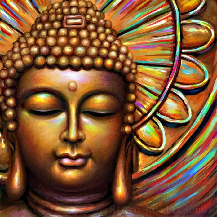 Diamond Painting Canvas 35 x 35 cm, Buddha