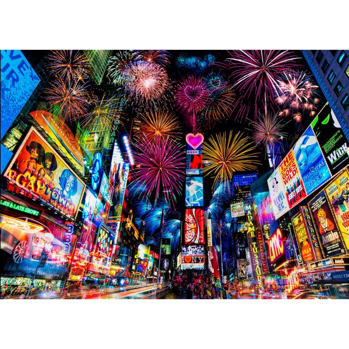 Diamond Painting Canvas 70 x 50 cm, Time Square