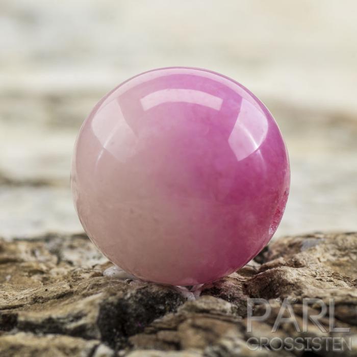 Pärla Malaysia jade 8 mm, Cerise/Rosa (5st)