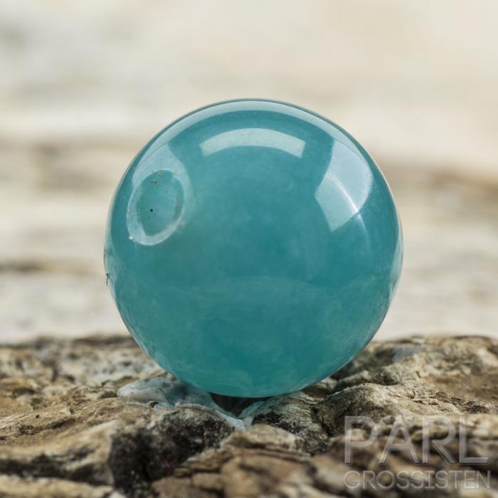 Pärla Malaysia jade 8 mm, Turkos (5st)