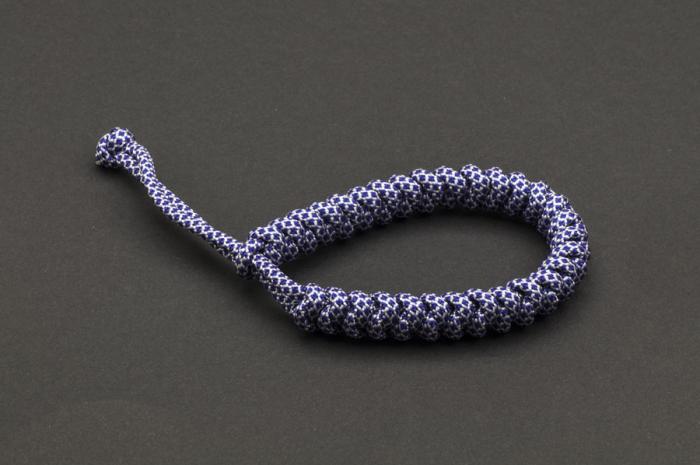 Paracord 550, White Purple Snake (meter)