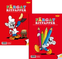 Ritpapper F&auml;rgat A4