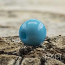 Rund akrylpärla 6 mm, Blå (50st)