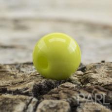 Rund akrylpärla 6 mm, Ljusgrön (50st)