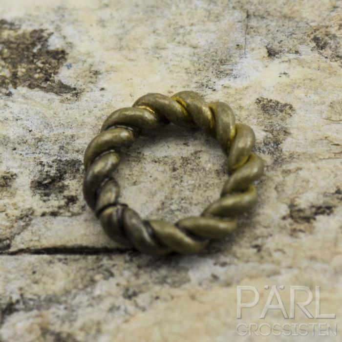 Ring Snodd 6 mm, Antikbrons (5st)