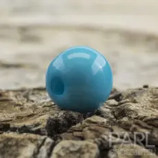 Rund akrylpärla 6 mm, Blå (50st)