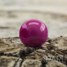 Rund akrylpärla 6 mm, Cerise (50st)
