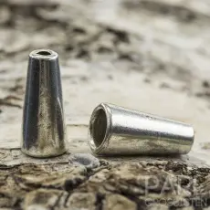 Pärlhållare Kone 8x15 mm, Antiksilver (5st)