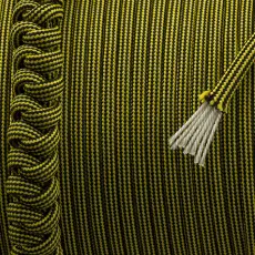 Paracord 550, Sofit Yellow Black Stripe (meter)