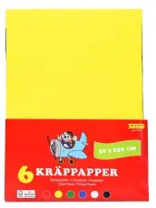 Kräppapper A4, Färgmix