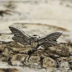 Mellandel Trollsländevingar 20x5 mm, Antiksilver (5st)