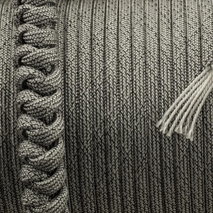 Paracord 550, Dirty Silver (meter)