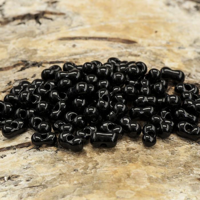 Farfalle Jet 3x6 mm, Svart (15g)