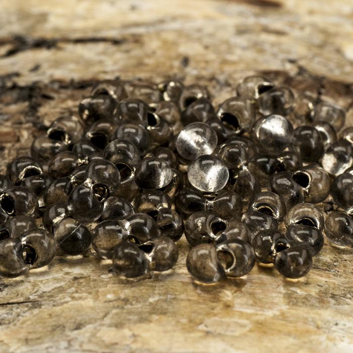 Farfalle crystal Silverlined 3x6 mm, Antikgrå (15g)