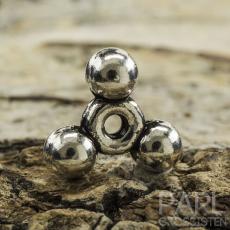 Mellandel Kula 10 x11 mm, Antiksilver (10st)