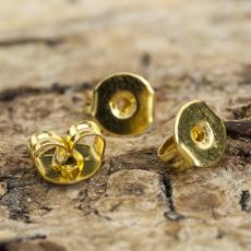 Örstopp 5x3 mm, Guldfärg (20st)