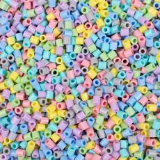 Rörpärlor midi 5 mm, Pastellmix (10000 st)