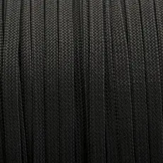 Coreless Paracord 650, Black (meter)