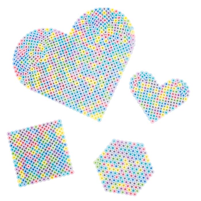 Rörpärlor midi 5 mm, Pastellmix (10000 st)