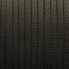 Coreless Paracord 650, Black Snake (meter)