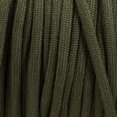 Paracord 4 mm, Matt militärgrön (meter)