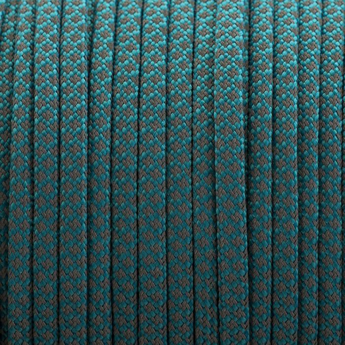 Coreless Paracord 650, Super-reflective Neon Turquoise Snake (meter)