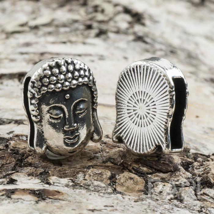 Slider Buddha 12x16 mm, Antiksilver (st)