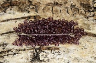 Seed Beads transparent 2,6 mm, Lila (20g)