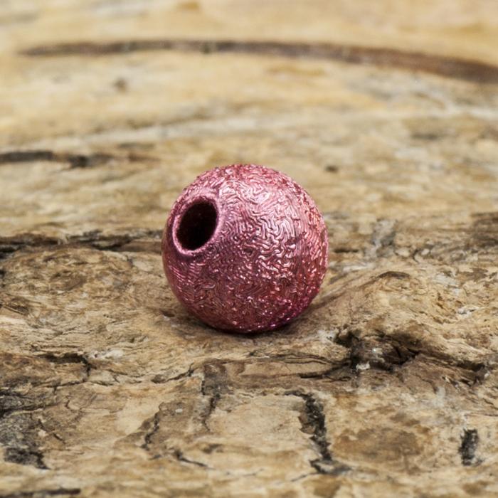 Akrylpärla Stardust 6 mm. Roséguld (20st)