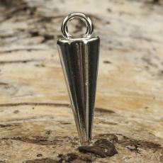 Berlock Spike 22x7 mm, Platinafärg (5st)