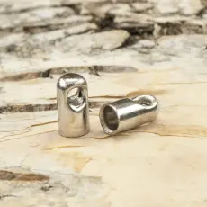 Bandavslut 2x4 mm, Platinafärg (10st)