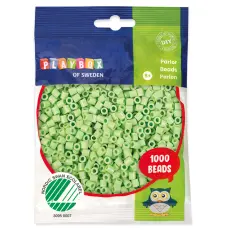 Rörpärlor midi 5 mm, Grön Pastell (1000 st)