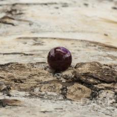 Lackad glaspärla 4 mm, Brun (60st)