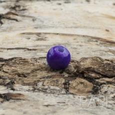 Lackad glaspärla 4 mm, Lila (60st)