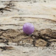Lackad glaspärla 4 mm, Ljuslila (60st)