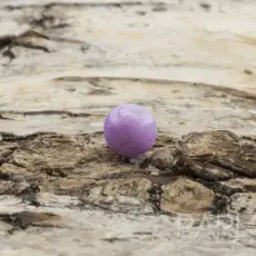 Lackad glaspärla 4 mm, Ljuslila (60st)