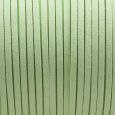 Band mockaimitation Eco 3x1,4 mm, Akvamarin (meter)