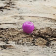 Lackad glaspärla 4 mm, Cerise (60st)