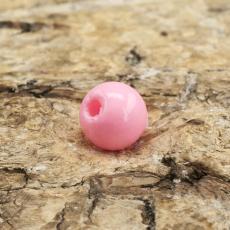 Lackad glaspärla 4 mm, Rosa (60st)