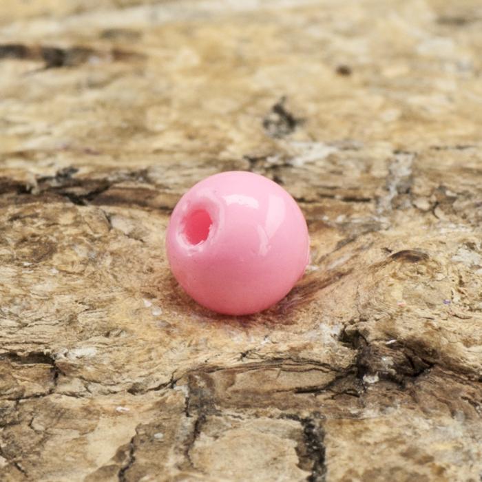 Lackad glaspärla 4 mm, Rosa (60st)