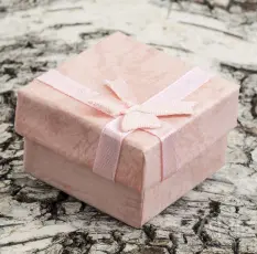 Presentask 41x41 mm, Rosa (st)