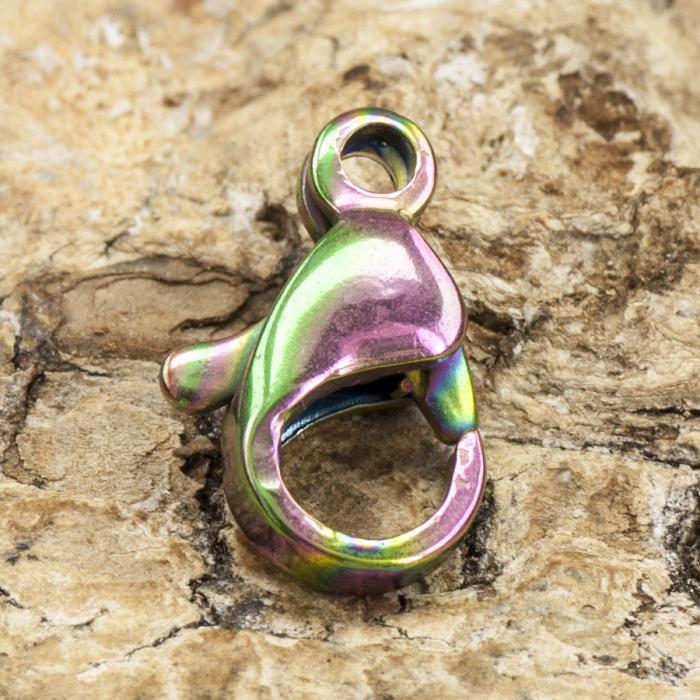 Lås Karbinhake 10x6 mm, Multifärg (2st)