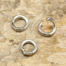 Ring öppningsbar 4 mm, Platinafärg (50st)