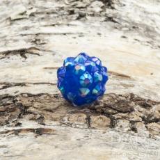 Resinpärla strass 12 mm, Blå (st)