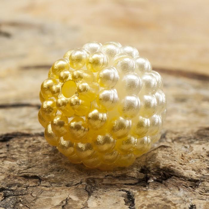 Bubbelpärla 12 mm, Färgmix (5st)