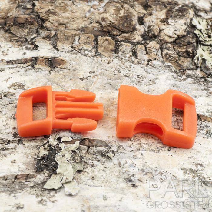 Lås Survival plast 29x15 mm, Orange (5st)