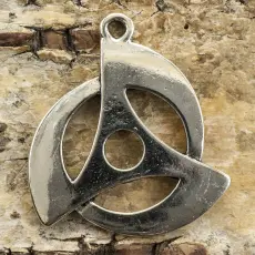 Berlock Sharingan Eye 25x28 mm, Antiksilver (st)